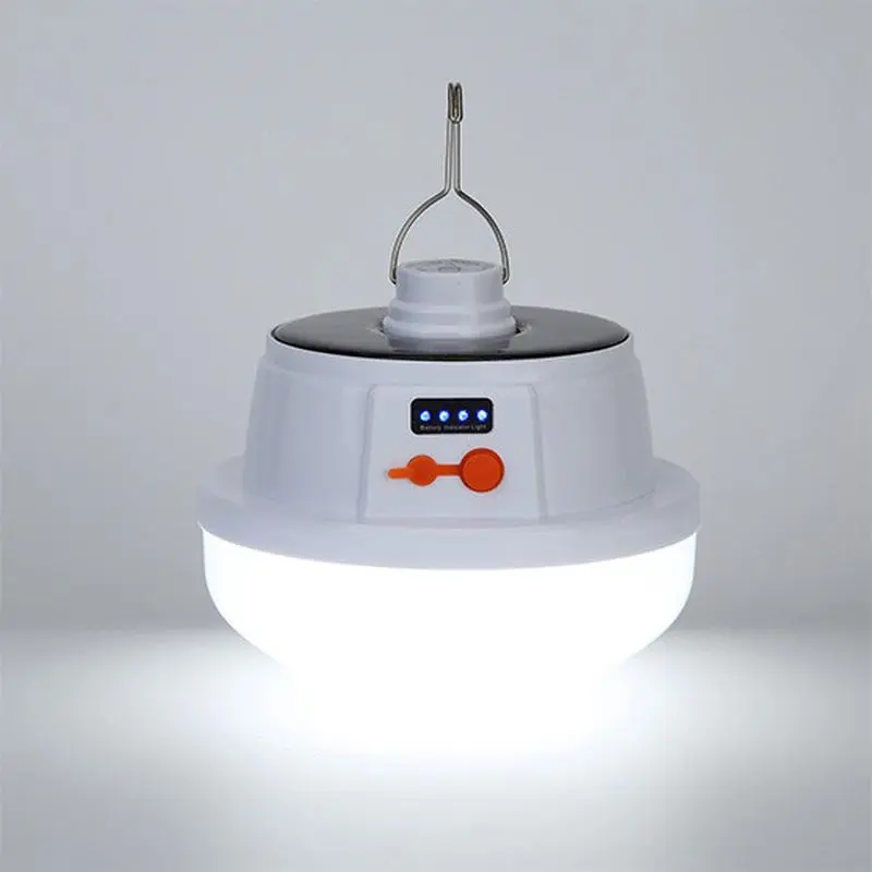 Кемпінговий ліхтар лампа USB GTM LED 2026 Світильник на акумуляторі із сонячною панеллю - Зображення 3