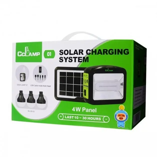 Кемпінговий LED світильник Cclamp CL-01 4W + сонячна панель + 3 лампочки + Power Bank - Зображення 6