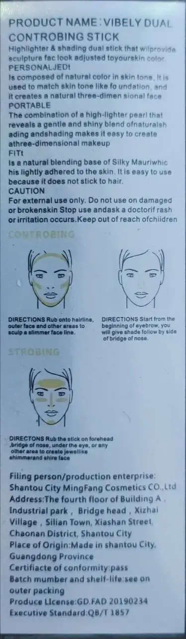 Хайлайтер у стике Vibely Highlight Stick Perfect Concealer 2в1 – один із найзручніших варіантів для контурування обличчя - Зображення 2