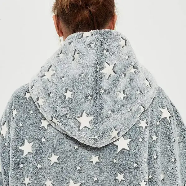 Худі Stars Dream, що світиться у темряві / Люмінесцентний плед – толстовка з капюшоном - Зображення 4