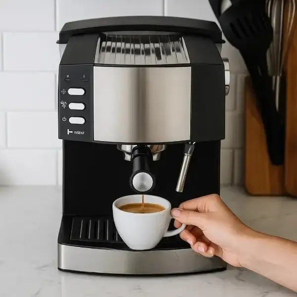 Кавоварка 1,6л 850Вт Domotec MS 113 Чорна - Зображення 3