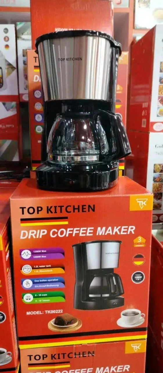 Кавоварка крапельна з підігрівом Top Kitchen для дому та офісу - Зображення 3