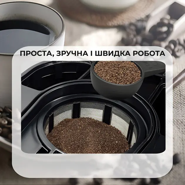 Кавоварка крапельна Sokany SK-124 з підігрівом 600 мл - Зображення 3