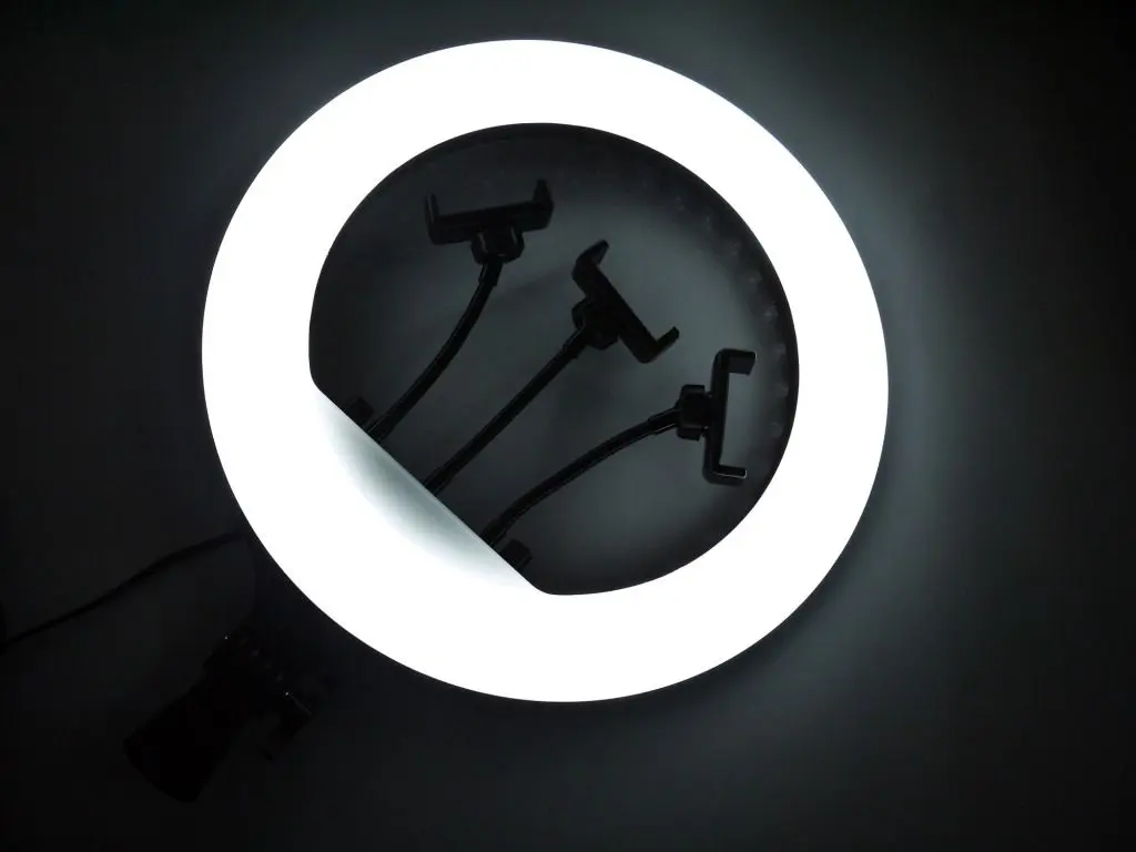 Кільцева LED лампа RL-14 36см 220V 1 крепл.тел. + пульт + чохол - Зображення 5