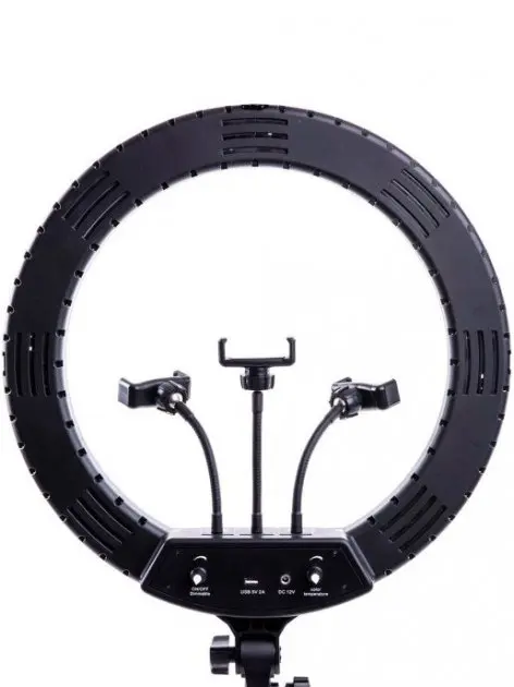 Кільцева лампа для фото та відео з тримачем для телефону RL-21 54 см - Зображення 8