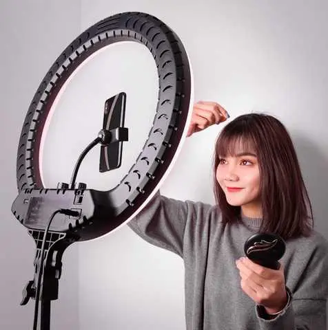 Кільцева LED лампа RL-18, 45см, пульт у комплекті - Зображення 3