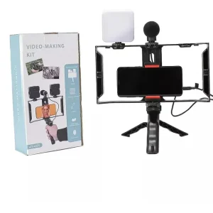 Комплект для блогінгу Video Making Kit AY49X для смартфона з мікрофоном та світлом