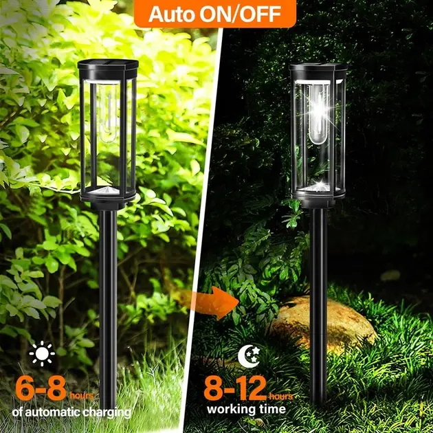 Комплект світильників для газону Solar Lawn Light Shinedo Y246 warm white комплект 2 шт - Зображення 3