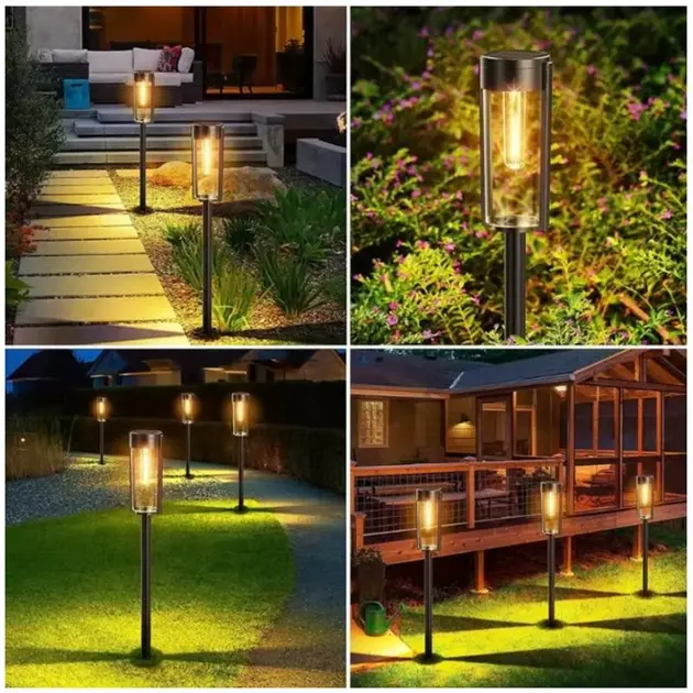Комплект світильників для газону Solar Lawn Light Shinedo Y246 warm white комплект 2 шт - Зображення 4