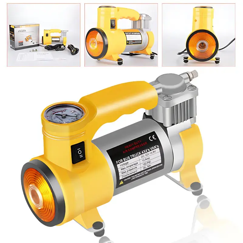 Автомобільний компресор Air Compressor 12 В/220 В AND 521-2413 S98-2409-Y Jw - Зображення 4