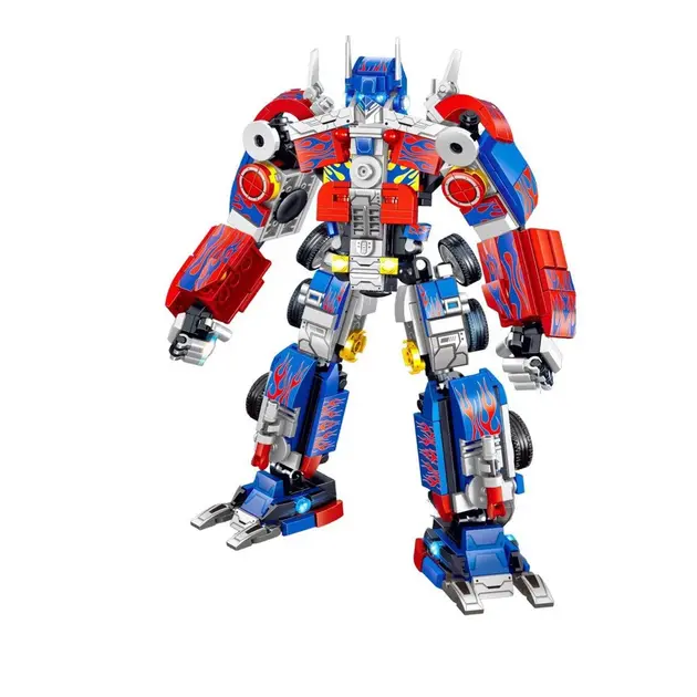 Конструктор Робот трансформер Optimus Prime Оптимус Прайм Vs Машина, набір 2 в 1 - Зображення 2