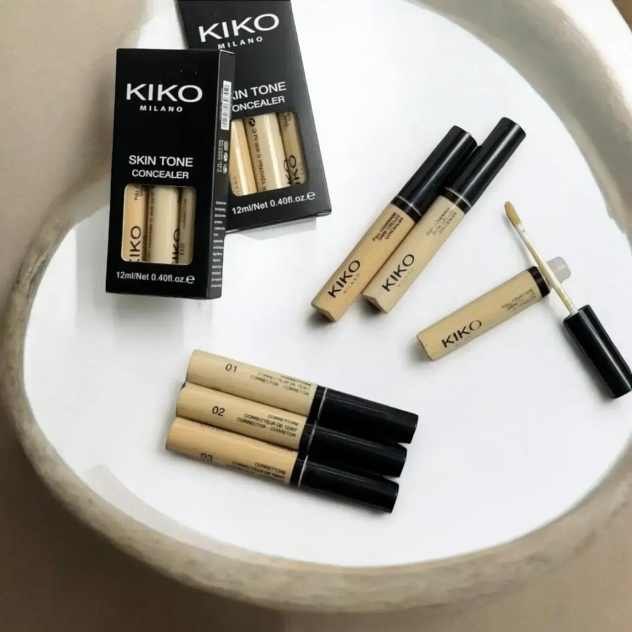 Консілер KIKO SKIN TONE CONCEALER набір 3шт - Зображення 2