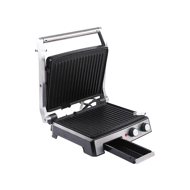 Контактний гриль притискний електричний з таймером для дому настільний ZepLine 3500W - Зображення 2