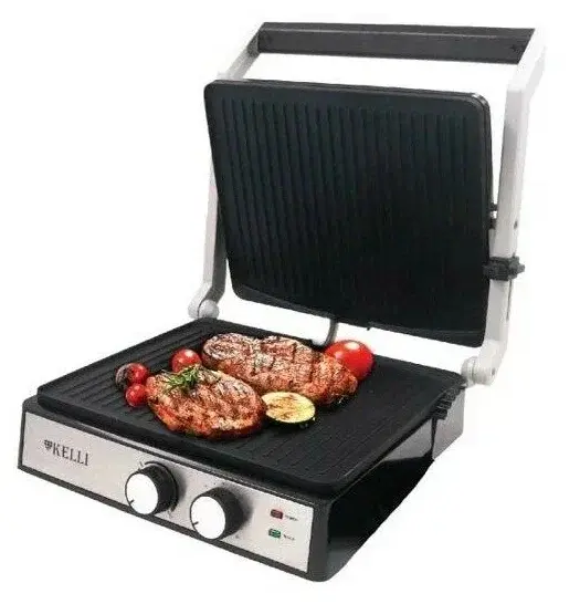 Контактний гриль притискний електричний з таймером для дому настільний ZepLine 3500W - Зображення 6