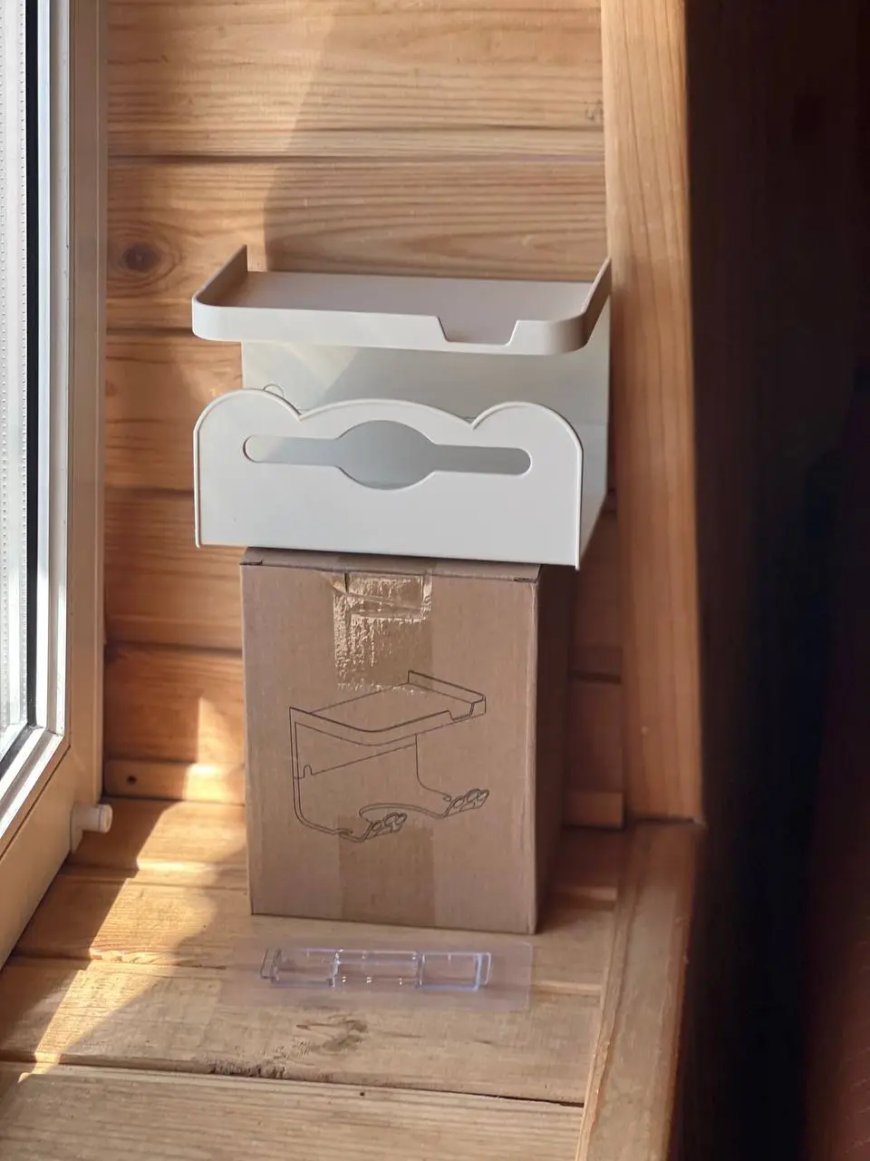 Контейнер для серветок, туалетного паперу, настінний органайзер AND LY-963 - Зображення 4