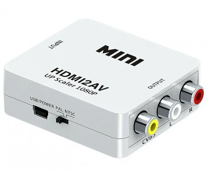Конвертер HDMI to AV (RCA) Donli av 001 відео та звук (4273) - Зображення 2