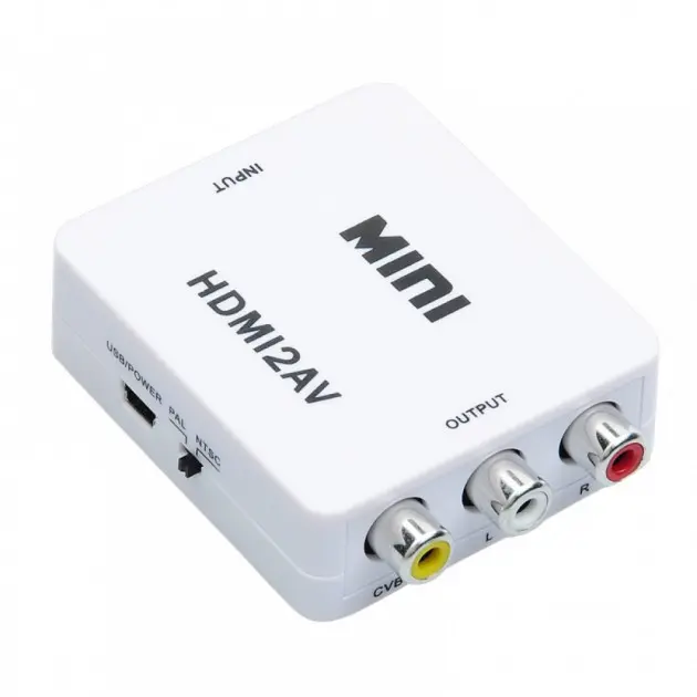 Конвертер HDMI to AV (RCA) Donli av 001 відео та звук (4273) - Зображення 3