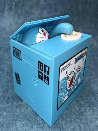 Скарбничка, автоматична крадіжка грошей, скарбничка для монет, жадібний кіт - Зображення 3