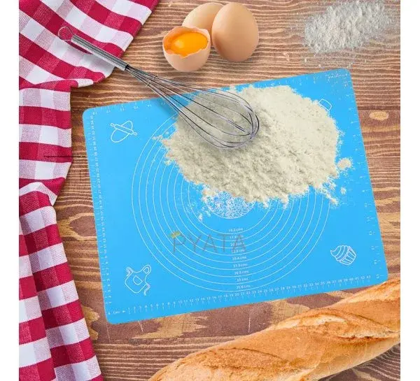 Силіконовий килимок для випічки Benson BN-021 (30*40см) килимок кондитерський Бенсон, килимок для тесту Бенсон