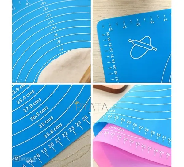 Силіконовий килимок для випічки Benson BN-021 (30*40см) килимок кондитерський Бенсон, килимок для тесту Бенсон - Зображення 3