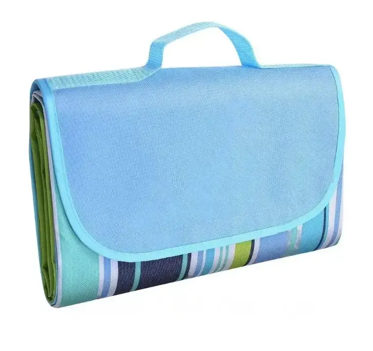 Килимок для пікніка водонепроникний покривало плед на природу підстилка непромокальна для пляжу 147х180см - Зображення 3