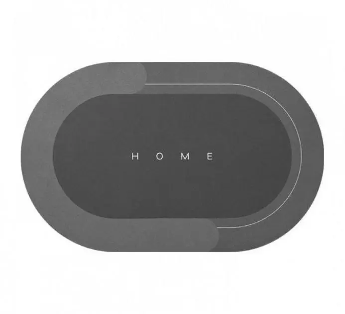Килимок для ванни вологопоглинаючий Home 50 x 80 см, овальний - Зображення 2