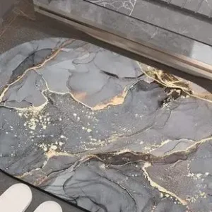 Килимок вологопоглинаючий для ванної кімнати 3D Мармур 50х80 см ZXC