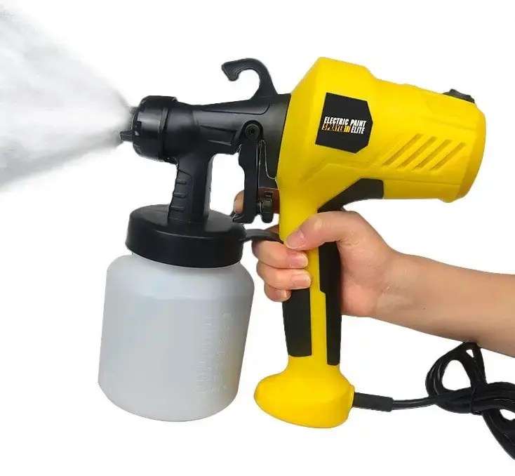 Електричний розпилювач для фарби Electric Paint Sprayer 500W ручний прилад пульверизатор, розпилювач 800 мл краскопульт 3 ступеня розпилення - Зображення 3