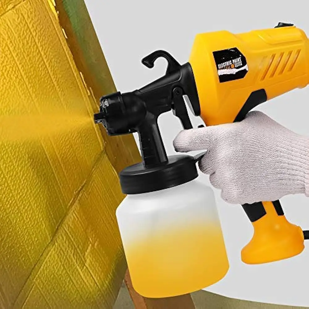 Електричний розпилювач для фарби Electric Paint Sprayer 500W ручний прилад пульверизатор, розпилювач 800 мл краскопульт 3 ступеня розпилення - Зображення 2