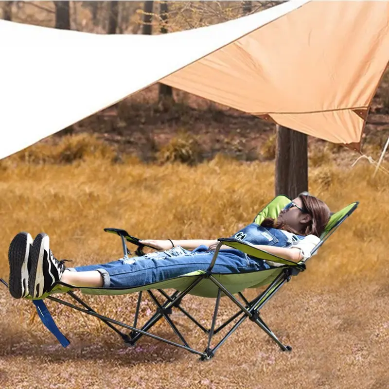 Стілець - Крісло розкладне з підніжкою для пікніка, риболовлі - Зображення 3