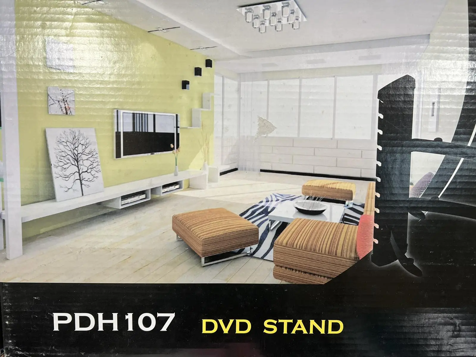 Кронштейн для телевізора Чорне фіксоване настінне кріплення діагоналлю 10"- 32" до 10 кг - Зображення 6