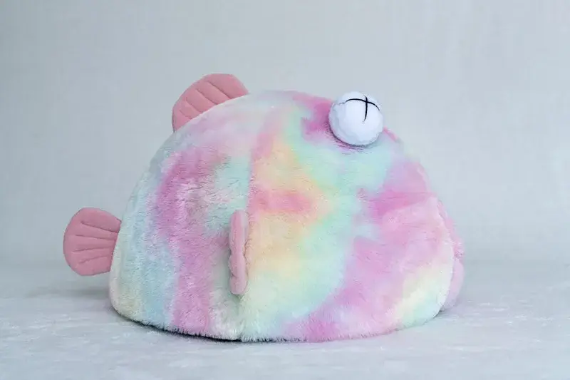 Ліжко для домашніх тварин, м'який будиночок у формі риби, плюшеві ліжка для кішок і собак - Зображення 5