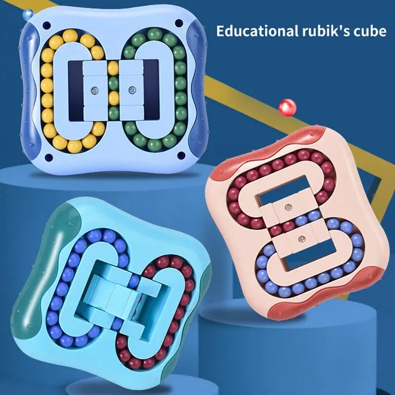 Кубик для зняття стресу дитячий обертовий Топ куля - Зображення 2