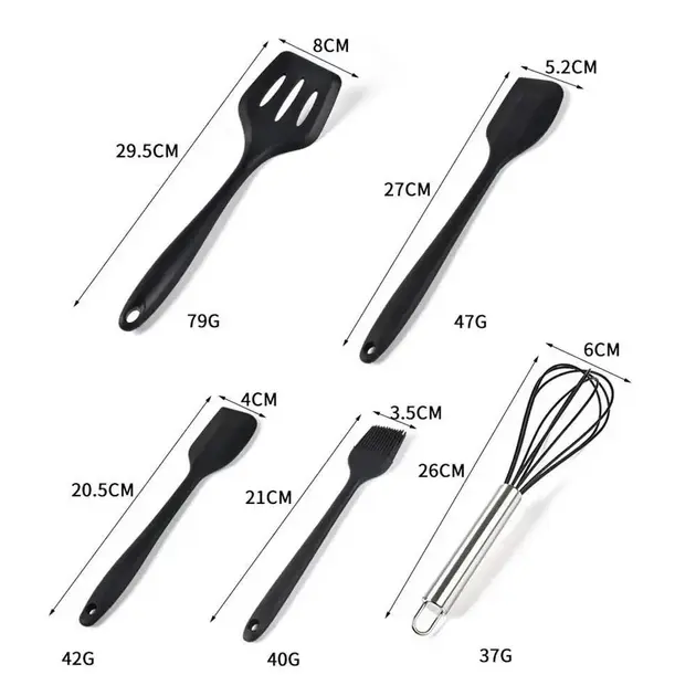 Кухонний силіконовий набір Kitchen Sets 5в1 - Зображення 2