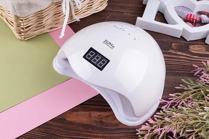 Світлодіодна лампа для манікюру SUN 5 48W з дисплеєм та сенсором, UV лампа - Зображення 6