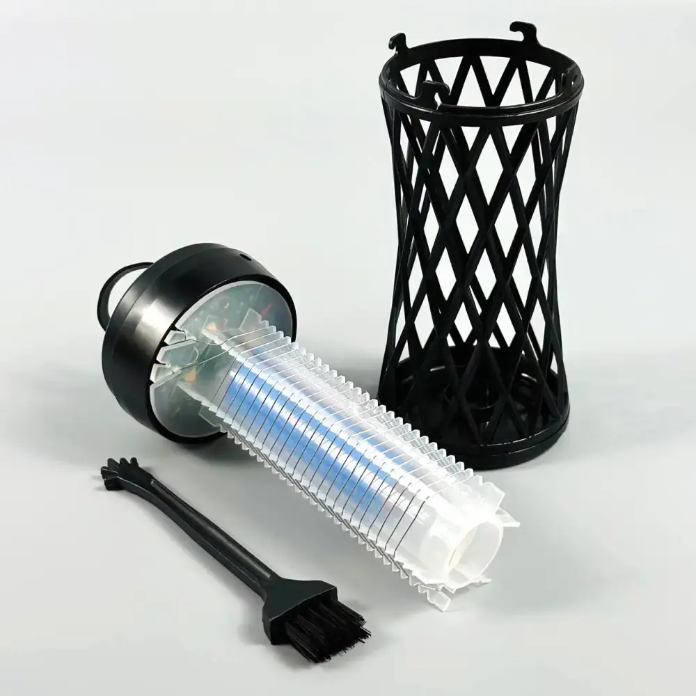 Лампа-пастка від комах TX-WD02 Mini 2в1 800mAh (світильник, УФ-лампа) із вбудованим акумулятором 14cm - Зображення 7