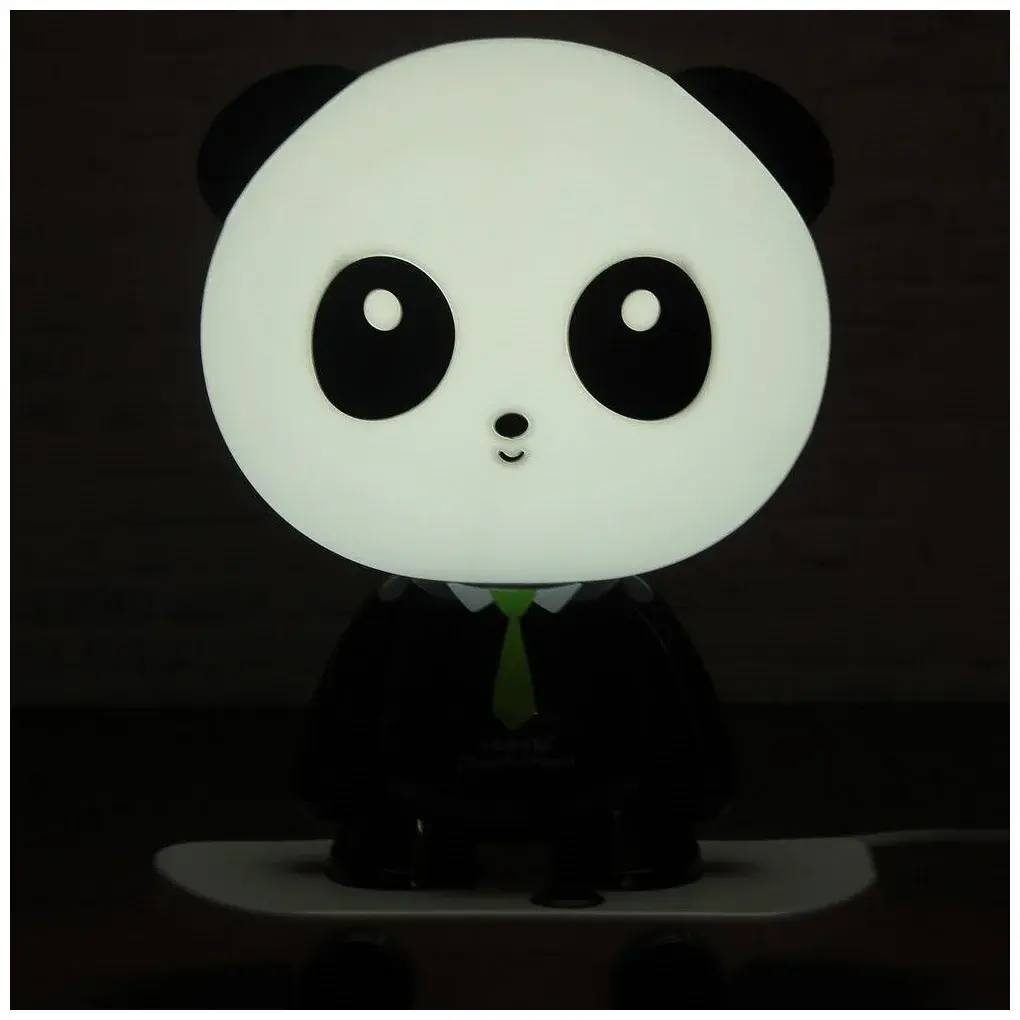 Лампа настільна LED 220В "Панда на скейті" 30х22х17 см - Зображення 6