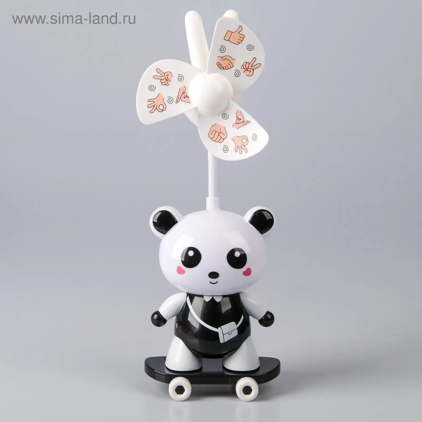 Лампа настільна LED 220В "Панда на скейті" 30х22х17 см - Зображення 3