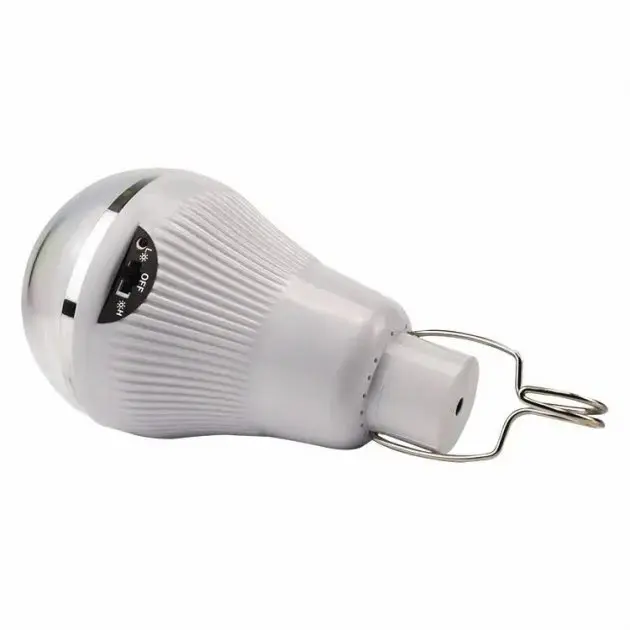 Лампа світлодіодна акумуляторна VHG CL-028 із сонячною панеллю 10Вт 5600K 6В Led Solar Emergency Bulb(8423) - Зображення 3