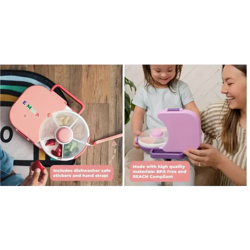 Ланч-бокс бенто, з 5 відділеннями і секціями, що обертаються, AND 130 - Зображення 3