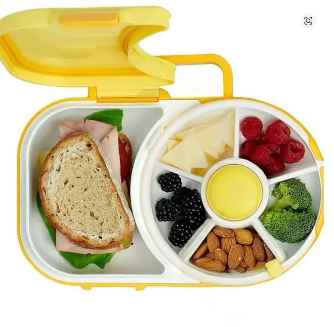 Ланч-бокс бенто, з 5 відділеннями і секціями, що обертаються, AND 130 - Зображення 2