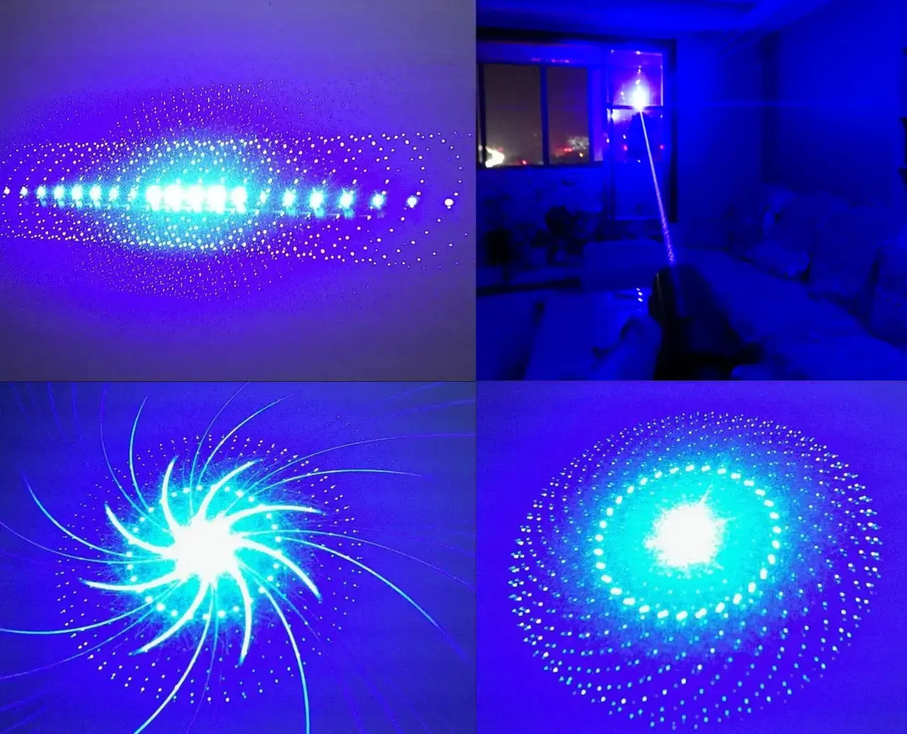 Лазерна указка Laser B017 50000 mW 450 nm 10000 m - Зображення 4