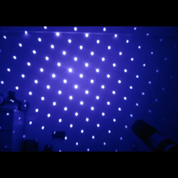 Лазерна указка (лазерний вказівник) 10000МВт синя з насадками Laser Blue YXB 008 - Зображення 7