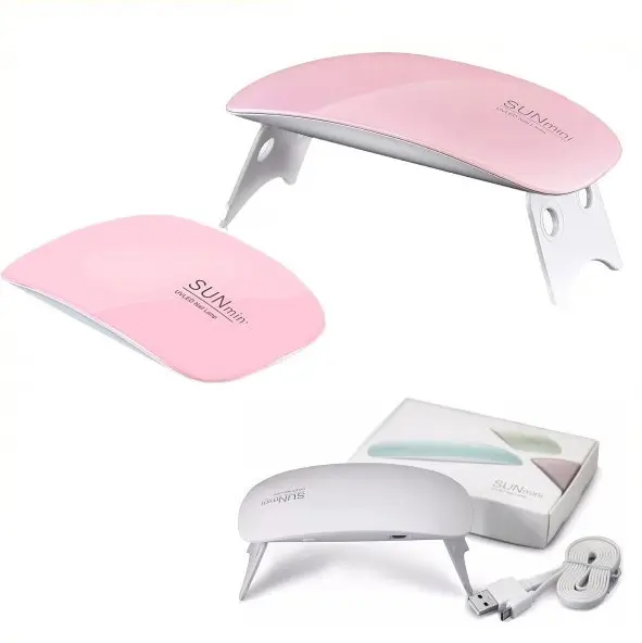 LED+UV Lamp SUN Mini 6W LED лампа для полімеризації гель-лаку - Зображення 5