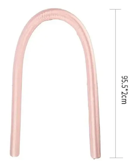 Стрічка для завивки волосся з гумками та шпилькою, шовкові бігуді для холодного укладання волосся та створення локонів - Зображення 6