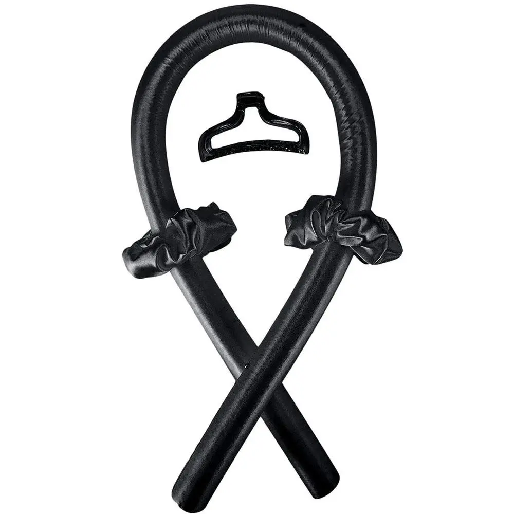 Стрічка для завивки волосся з гумками та шпилькою, шовкові бігуді для холодного укладання волосся та створення локонів - Зображення 5