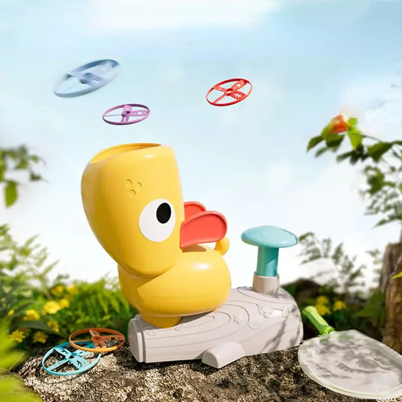 Літаюча тарілка, пускова іграшка, ітка, що розвиває, качка - Зображення 5