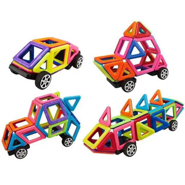 36 деталей Магнітний конструктор, дитячий 3Д конструктор, конструктор магнітний у валізі - Зображення 5