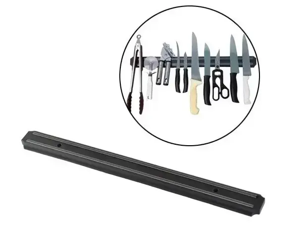 Магнітна рейка для ножів, інструментів 38 см - Зображення 3