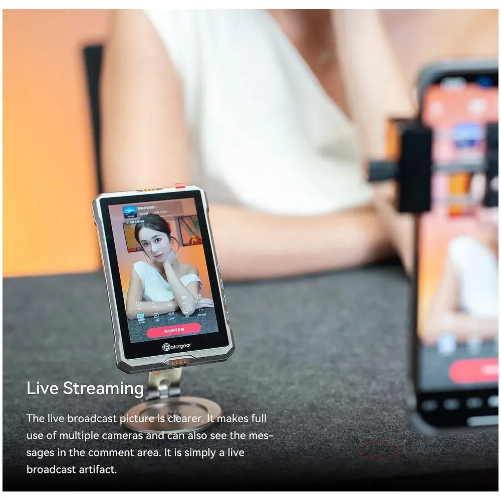 Магнітний екран/монітор для смартфонів з динаміками на задню панель телефону для селфі та блогу Fotorgear X40 - Зображення 5